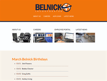 Tablet Screenshot of belnickinc.com